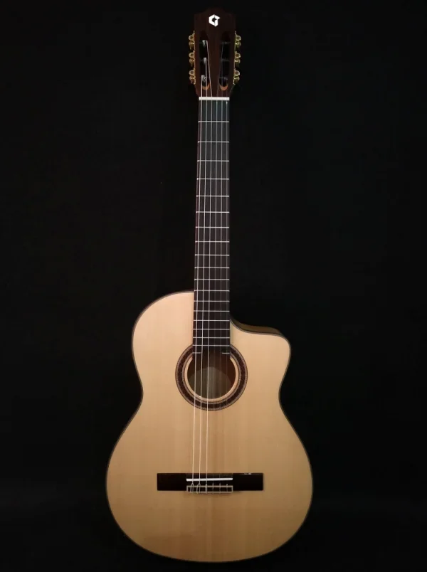 Flamenco Style K-300C 39inch 4/4 Size Top Solid Spruce Classical Guitar