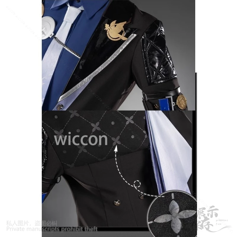 Anime Bello Gioco Zenless Zone Zero Cosplay Hugo Costume Jirai Kei Vampiro Uniforme Cappotto Puntelli Parrucche Uomo Donna Ragazze Personalizzato