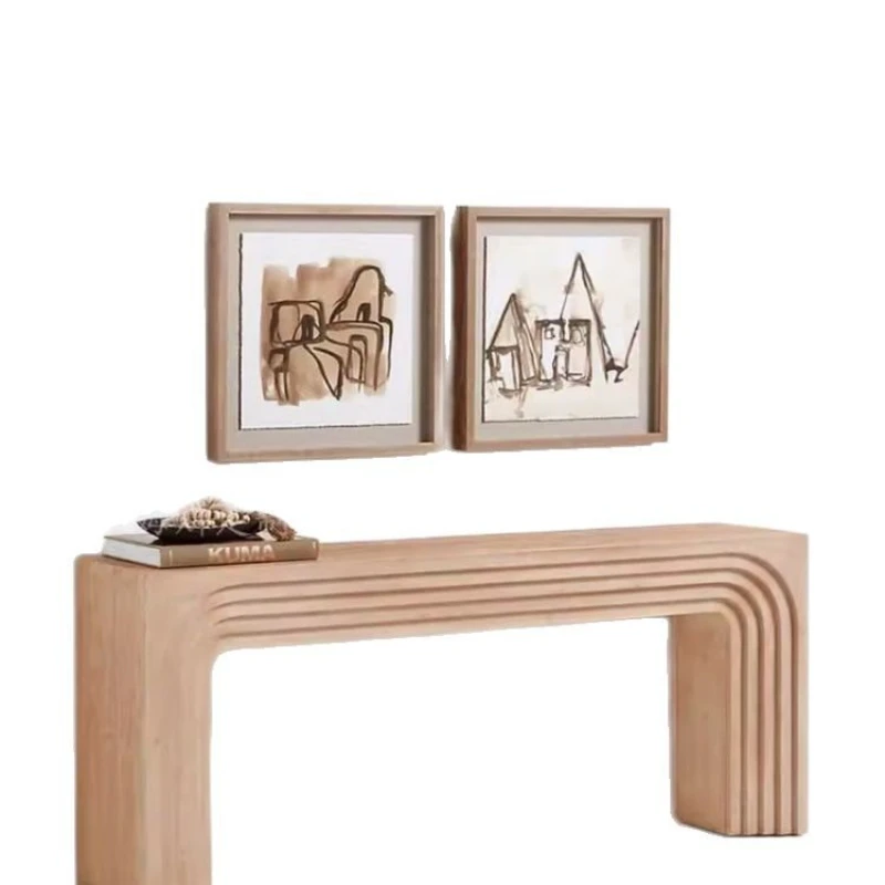 

Natural travertine mid-ancient style entrance table, surprising quiet wind entrance table, Italian entrance cabinet