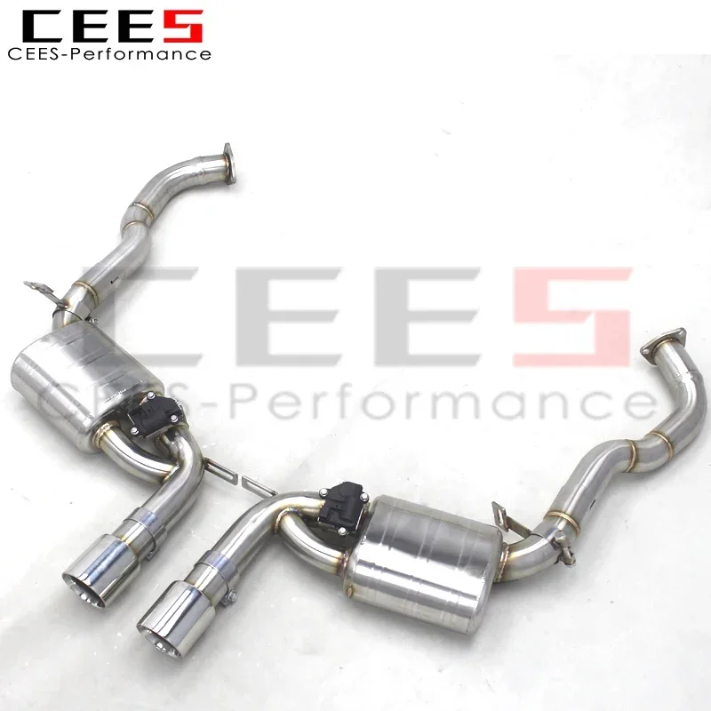 CEES Tuning Auto Parts Racing Exhaust Catback for Porsche Boxster/Cayman 987/987.2 2.7/2.9/3.4 2008-2012 SS304 Stainless Steel