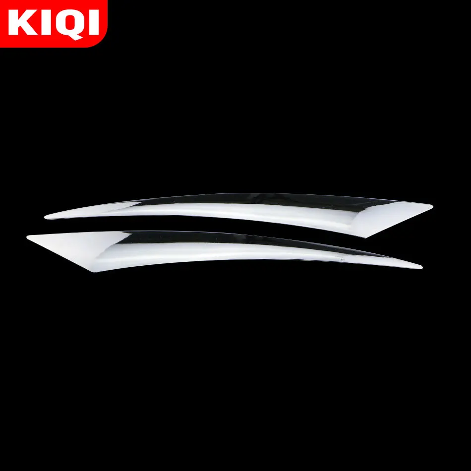 ABS Chrome Headlight Trim Sticker Lamp Eyebrow Cover Decoration Strip Stickers for Chevrolet Cruze Sedan Hatchback 2009-2014