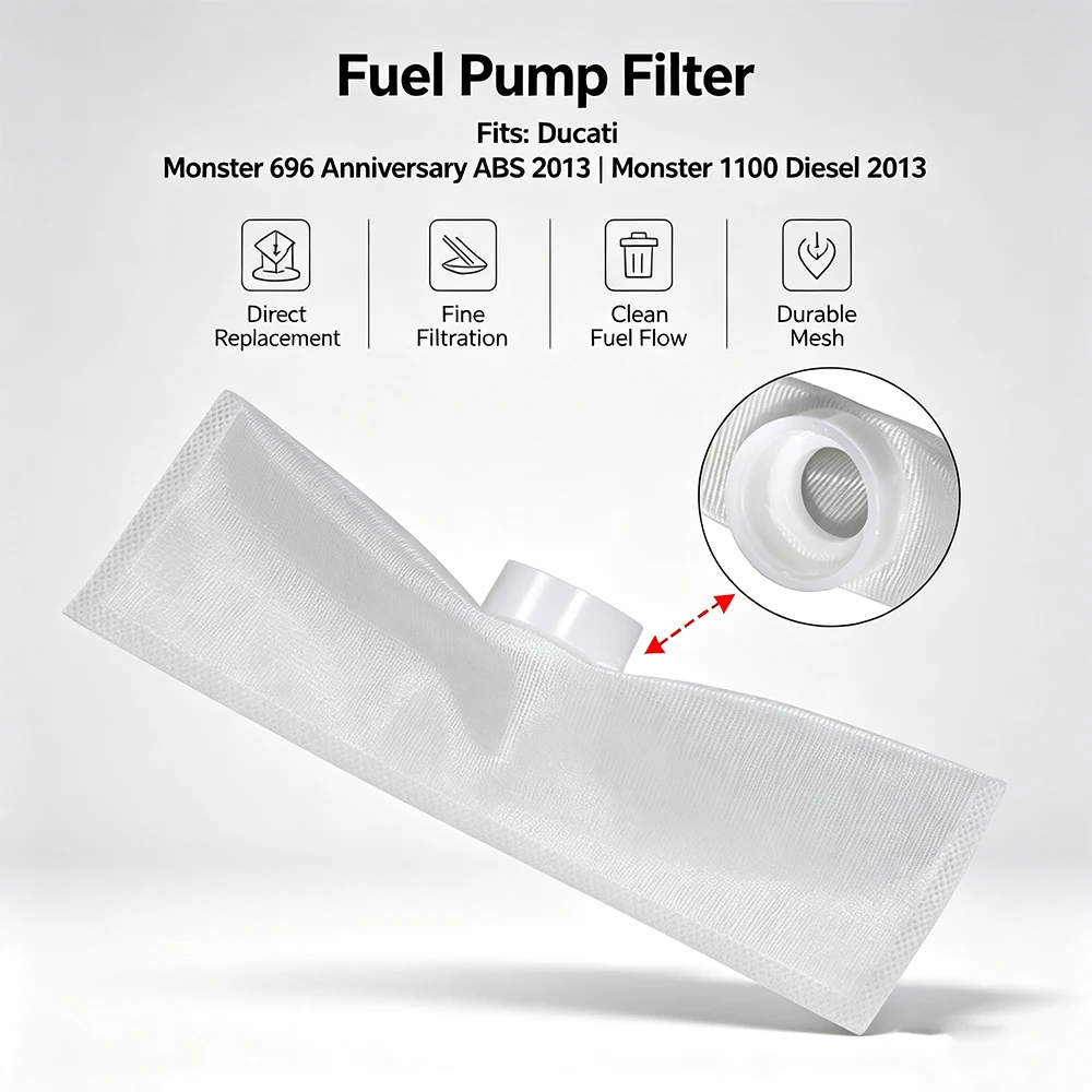 Motorcycle Fuel Pump Filter For Ducati Monster 659 696 795 796 1100 Anniversary Learner Legal LAMs Diesel EVO Anniversary S ABS
