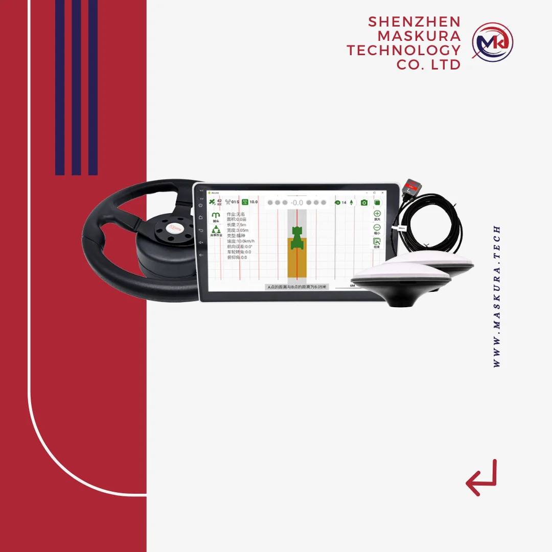 Reliable Precision Auto-Steer GPS Agriculture System for Smart Farming Equipment