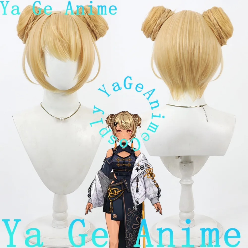 

Ya Ge Anime Store Kaminari Qpi Kaminari Kyupi Cosplay Wig Anime Reality Show Game Role-playing Wig Used for Anime Dance Parties