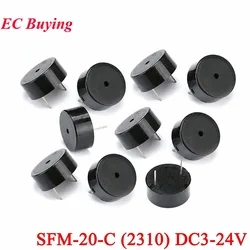 10Pcs/1pc SFM-20-C 12V Active Buzzer Speaker 2310 DC3-24V 95DB Mini Alarm Sounder Speaker Diy Electronic Alarm Beep
