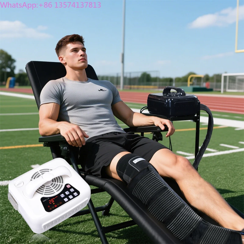 

Cooler Pump Air Compression Pressure Ice Cold Therapy Knee and Leg Muscle Recovery Machine Equipment