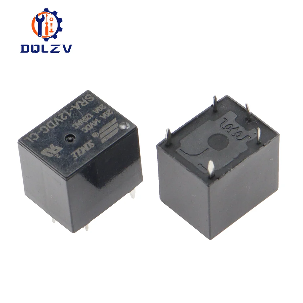 5PCS Original New SRA-05VDC-AL SRA-12VDC-AL SRA-24VDC-AL -CL 20A 4Pin 5Pin 5V 12V 24V Automobile Relay