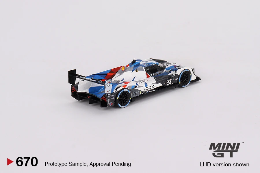 MINIGT 1/64 BMW M Hybrid V8 GTP #24 BMW M Team MGT00670-MJ Car Alloy Vehicle Diecast Metal Model Kids Xmas Gift Toys for Boys