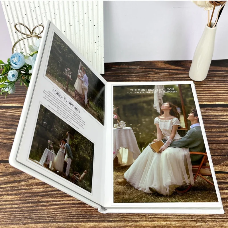 Customized Wedding Dress Photo Album Custom Studio High-end Commemorative Album Custom Wedding Portrait Photo Book Art Album Pro