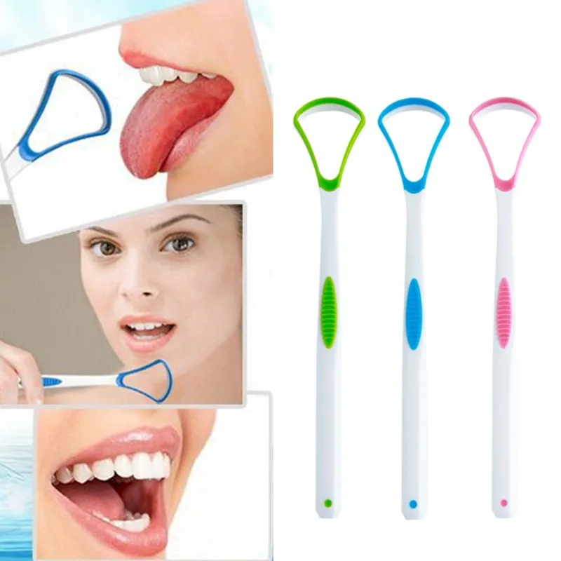 5/10PCS Tongue Scraper Soft Silicone Tongue Brush Cleaning Tongue Oral Cleaning Brushes Cleaner Fresh Breath Oral Hygiene Care