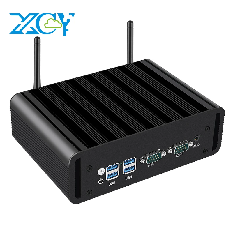 

Industrial PC Intel Core i7-4600U i5-5200U Celeron J6412 N100 2x COM RS232/485 Adjustable 6xUSB 2xLAN WiFi 4G SIM GPIO Win11/10
