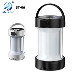 Solar Lantern Camping Light Outdoor Lighting Rechargeable Lamp Powerful Flashlight Tent Equipment Supplies Bulb Portable Lights