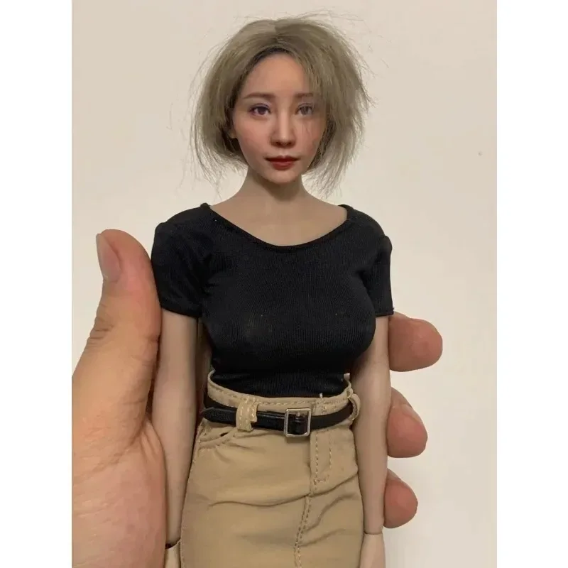 หัวแกะสลักทหารสเกล 1/6 1/12 รูปแบบสาวงามเซ็กซี่สไตล์จีน หลิวหยาน สำหรับตุ๊กตาขนาด 12/6 นิ้ว อุปกรณ์เสริมสำหรับตัวตุ๊กตา