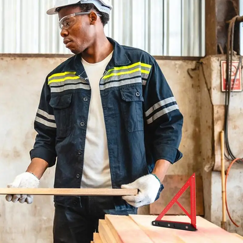 Деревообрабатывающий квадрат, деревообрабатывающий измерительный инструмент, макет плотника, стропа, квадрат для архитектуры, столярный квадрат из алюминиевого сплава