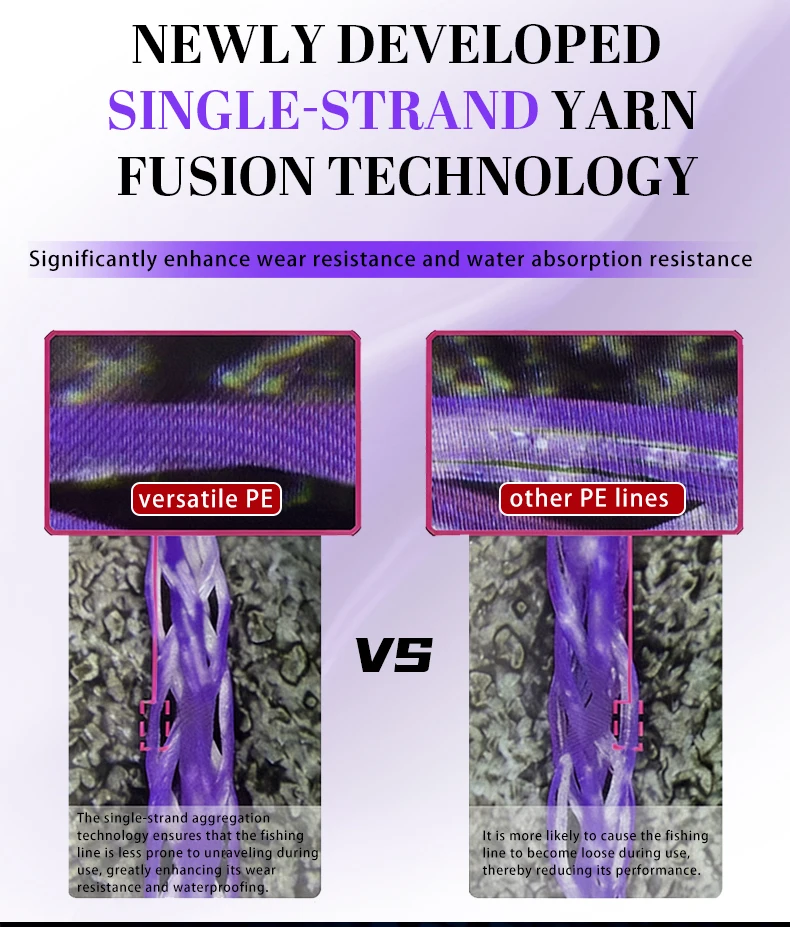 Neue YGK G-Soul X24 Strands PE Geflochtene Angelschnur 300/500/1000M Ultra-Multifilament Angelschnur Super Glatte Karpfen-Angelschnur – Detail 10