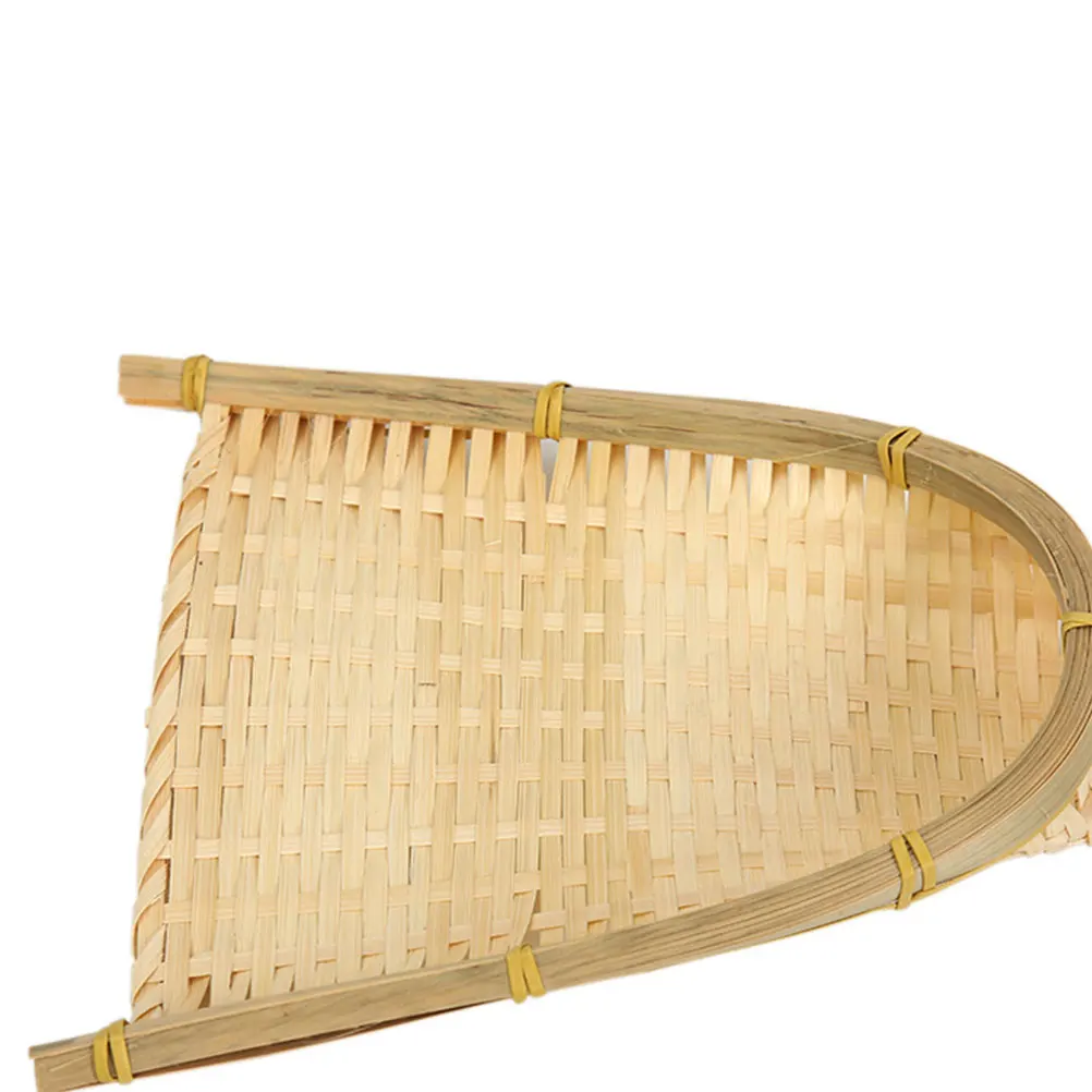 

2 Pcs Dustpan for s 's Handmade Winnowing Decoration DIY Art Works Bamboo Painting Pendants Ornaments