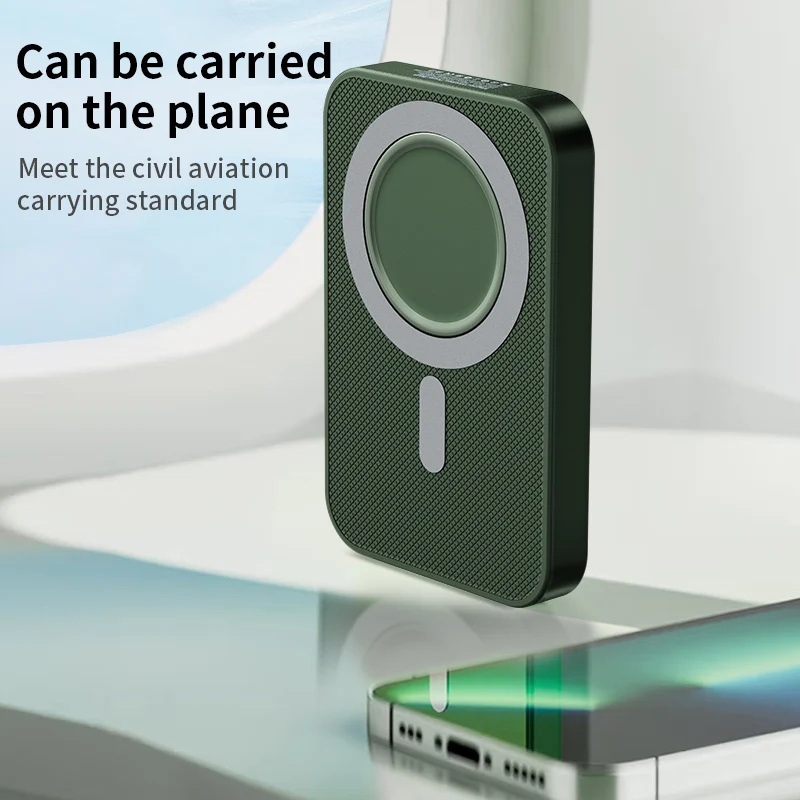 Magnetic Power Bank Fast Charging For Samsung Huawei iphone 15 14 13 12 External Battery Pack Portable Charger Auxiliary Battery