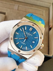 Specht&Sohne Luxury High end Casual Sports Watch Japan Miyota8215 Movement Sapphire Glass Mirror 100m Waterproof Ice Blue Watch