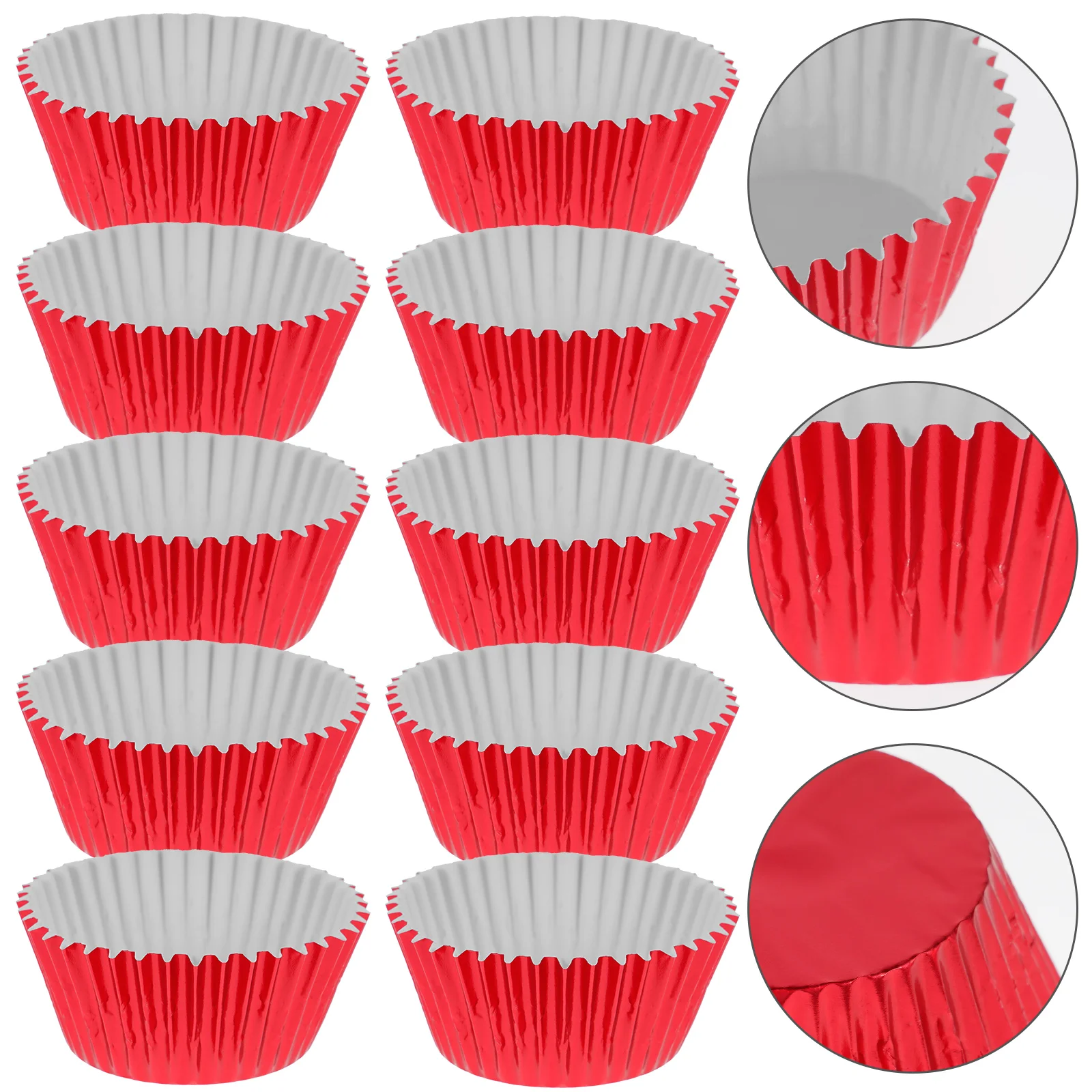 100 Pcs Cake Tray Paper Cupcake Wraps Baking Wrapping Packaging Muffin Cups Liners Muffins for Cases Lining