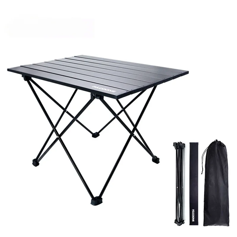 PACOONE Outdoor Camping Table Ultralight Backpack Portable Folding Table High Load Carrying Hiking Beach Picnic Barbecue Durable