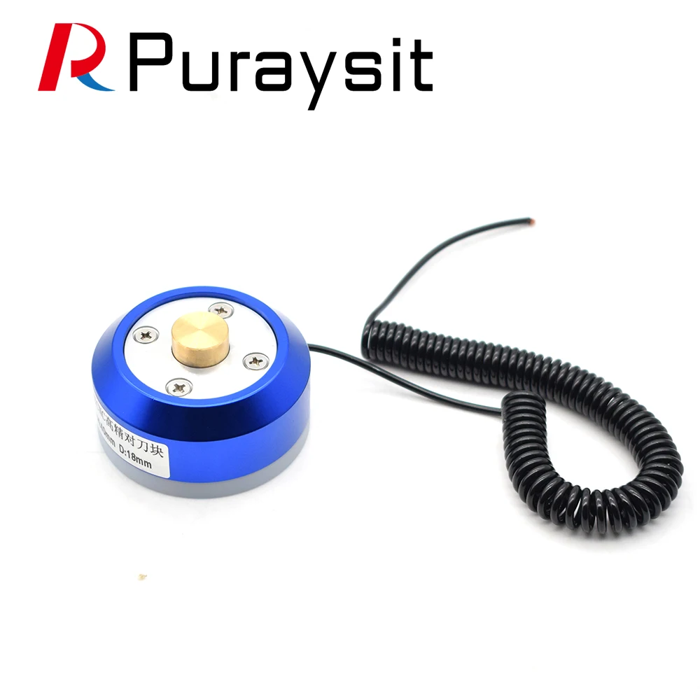 Puraysit Z Axis Setter Tool Setting Sensor Instrument Auto-Check Tool Sensor Block Zero Setting Sensor For CNC Router