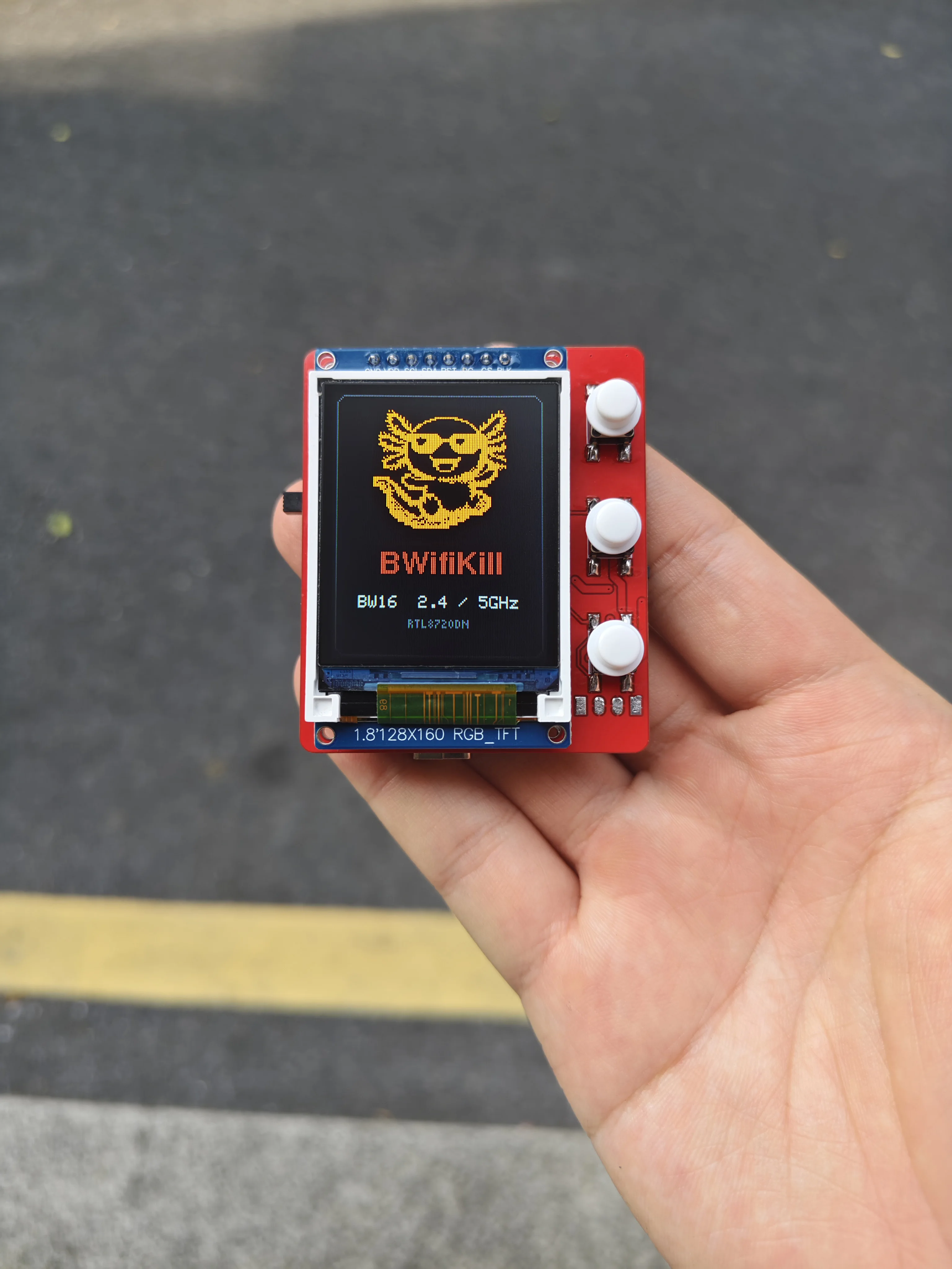 New BWifiKill BW16 5G WiFi Module, RTL8720DN GPIO Module, 2.4G/5G Network Testing Tool, Pre-Flashed Firmware from PepeAngell image 4