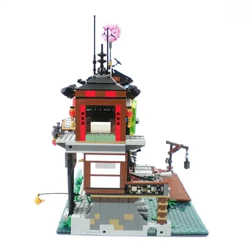 3553 -delige set Verjaardags- en kerstcadeauspeelgoed voor kinderen Stadsdokmodel Assemblagebouwsteenmodel Modulair educatief speelgoed