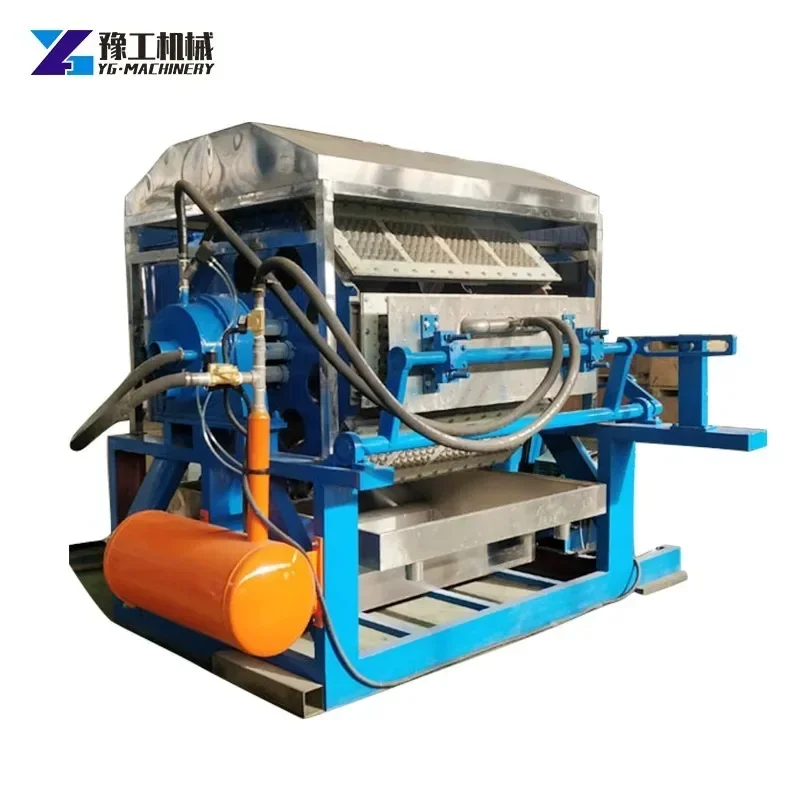 Small Capacity Waste Paper Recycling Disposable Pulp Egg Tray Product Making Molding Machine China Egg Tray Production Line