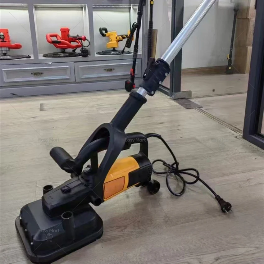 Cement Wall Handheld Four-wheeled Coarse Grinder Wall Grinding Machine Wall Concrete Floor Rough Grinder