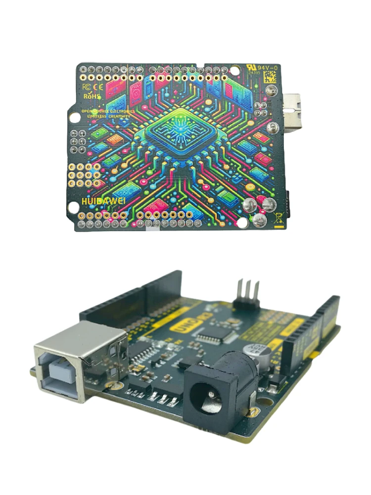 New Learning Control Board A00064 A00064W Painted Black and Gold Board USB-B UNO R3 A00064