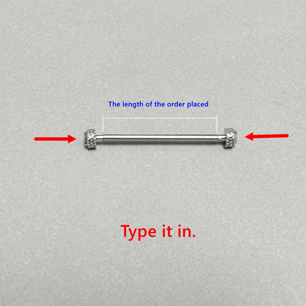 Игла для фиксации часов Необработанные ушные стержни Ивовые гвозди/застежка Запасные части из нержавеющей стали для обслуживания 1,5/0,059 диаметра Плотно придаемый