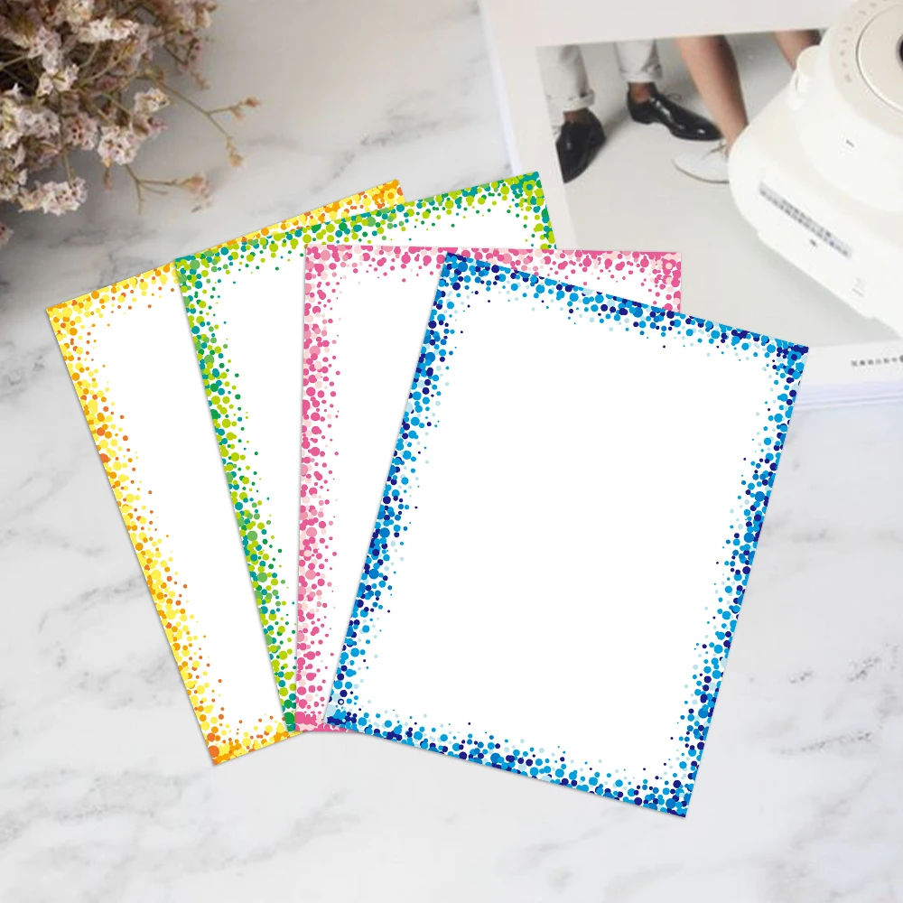

40 Sheets Stationery Printing Double Sided Paper - Writing Letterhead 100gsm For School Printers, Household Products 8.5X11in