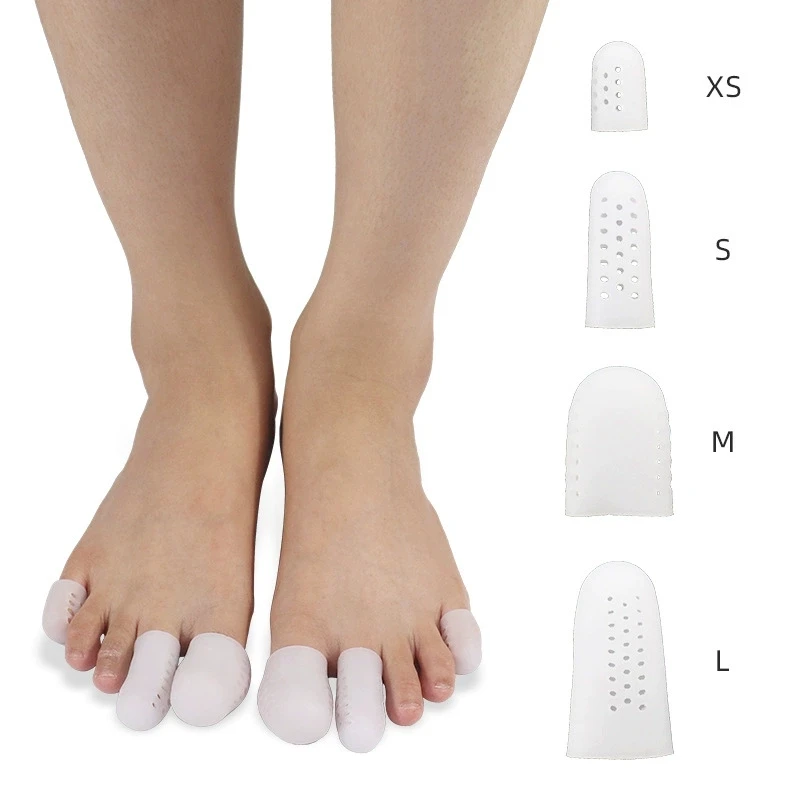 1/5Pairs Silicone Gel Tube Bandage Finger & Toe Protectors Foot Feet Pain Relief Guard for Feet Care insoles Feet Care Tool