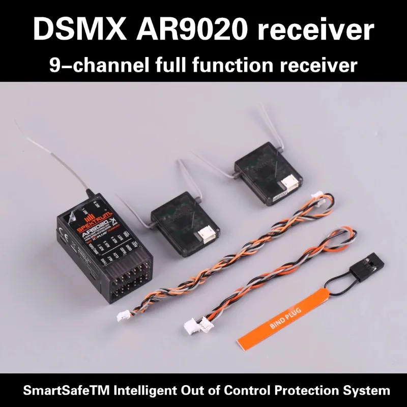 AR9020 Digital Spread Modulation 2 AND X 9-Channel 9CH Receiver WITH Satellite BETTER THAN AR8000 Toy Sports