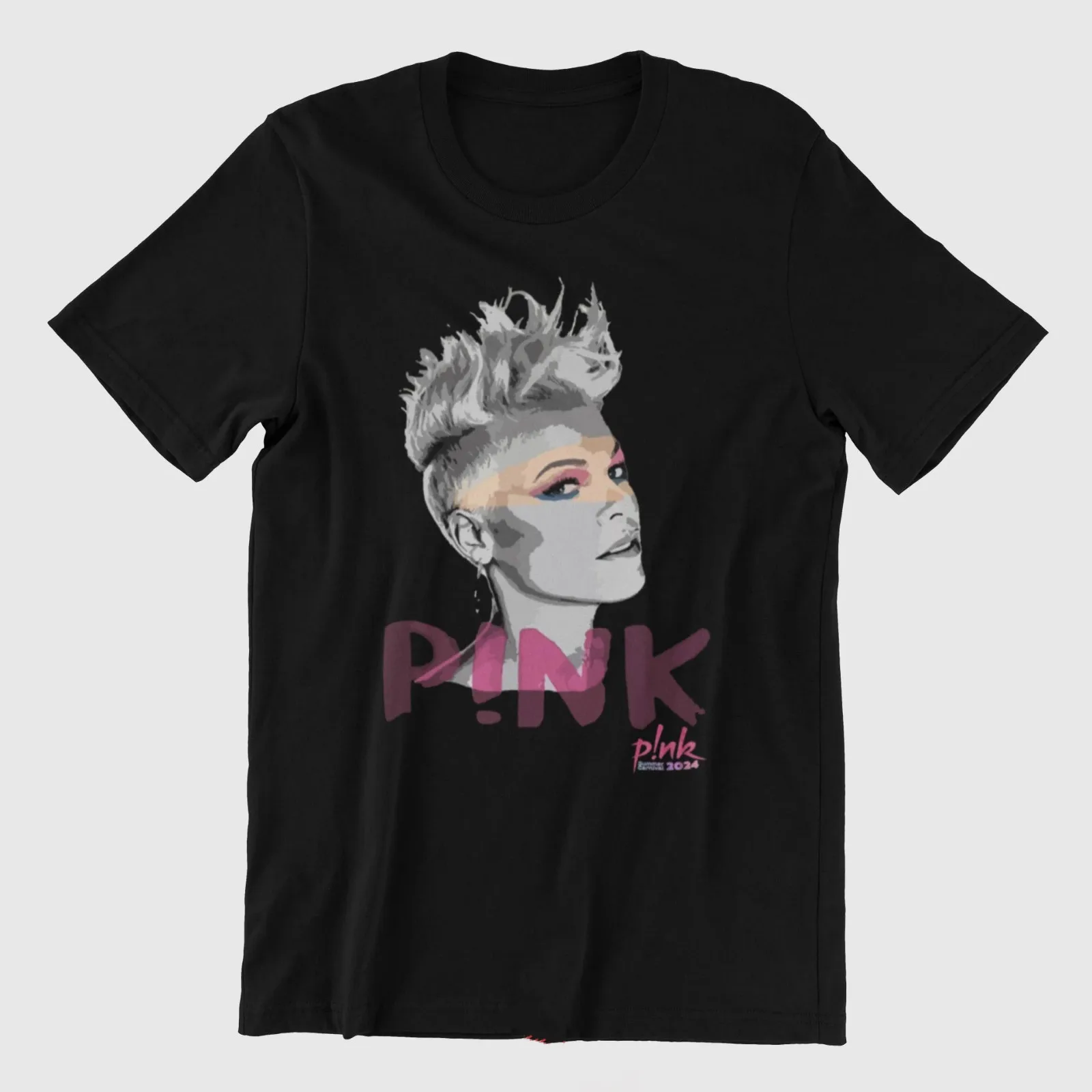 P!NK Concert 2024 Cotton Black Size S-4XL Shirt Gift For Fan TT062