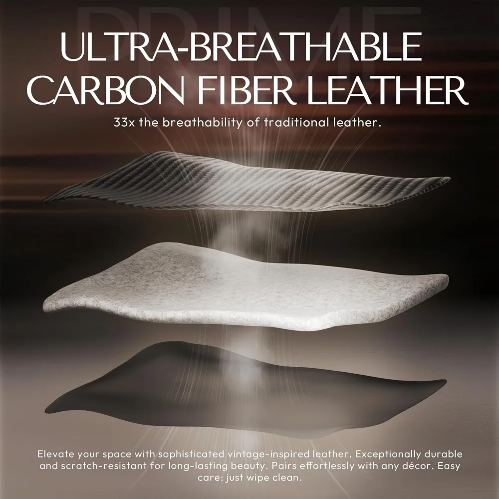 كرسي ألعاب مريح عالي الظهر مع مسند للقدمين للبالغين الكبار والطويل - كرسي مريح لألعاب الكمبيوتر الشخصي #5