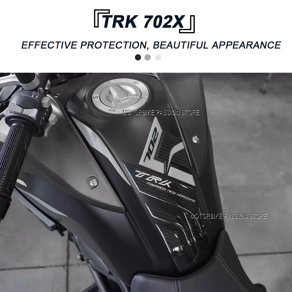 For Benelli TRK 702 TRK 702X 2023 3D Gel Epoxy Sticker Kit Waterproof Scratch-Resistant Motorcycle Tank Guard Sticker