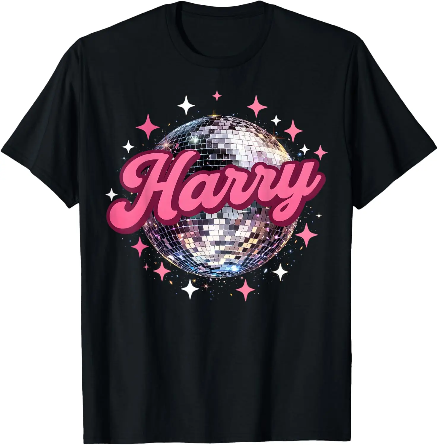Vintage Harry Name Graphic Gifts For Men Women Kids T-Shirt Men Vintage Graphic T‑Shirt, Casual Crew Neck Short Sleeve Retro Art Print Tee, Classic Distressed Style Printed Top