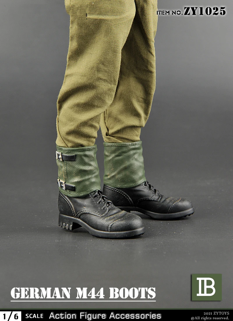 ZYTOYS ZY1024 ZY1028 ZY1034 ZY1037 1/6 WWII Stivali Militari Scarpe Accessorio Modello Misura 12 ''Maschio Soldato Action Figure Corpo bambola