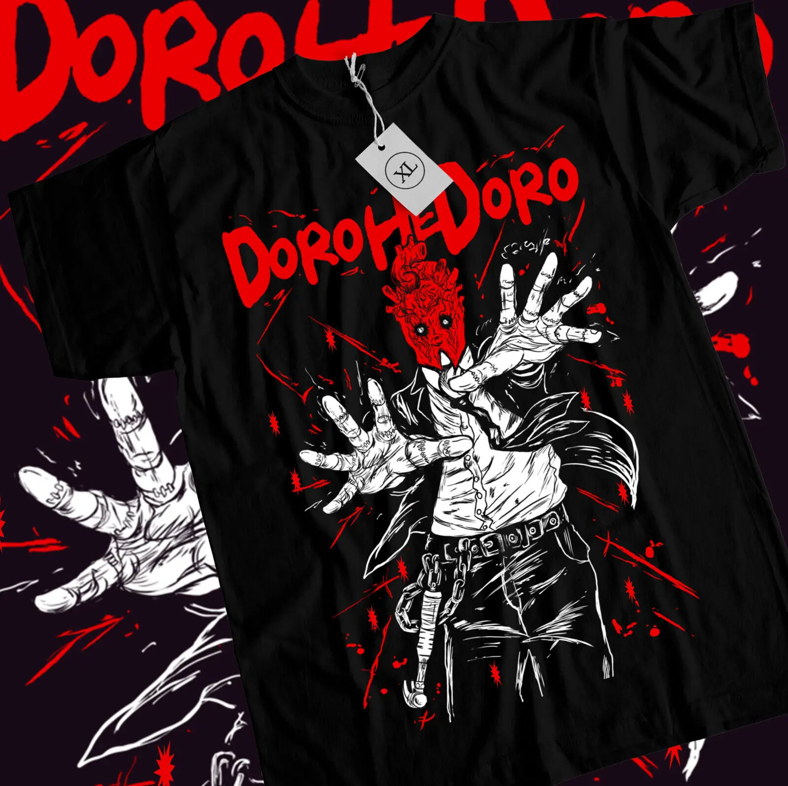 Футболка Dorohedoro, Dorohedoro Merch,Shin,Noi,Nikaido,Kaiman, аниме футболка от S до 5XL