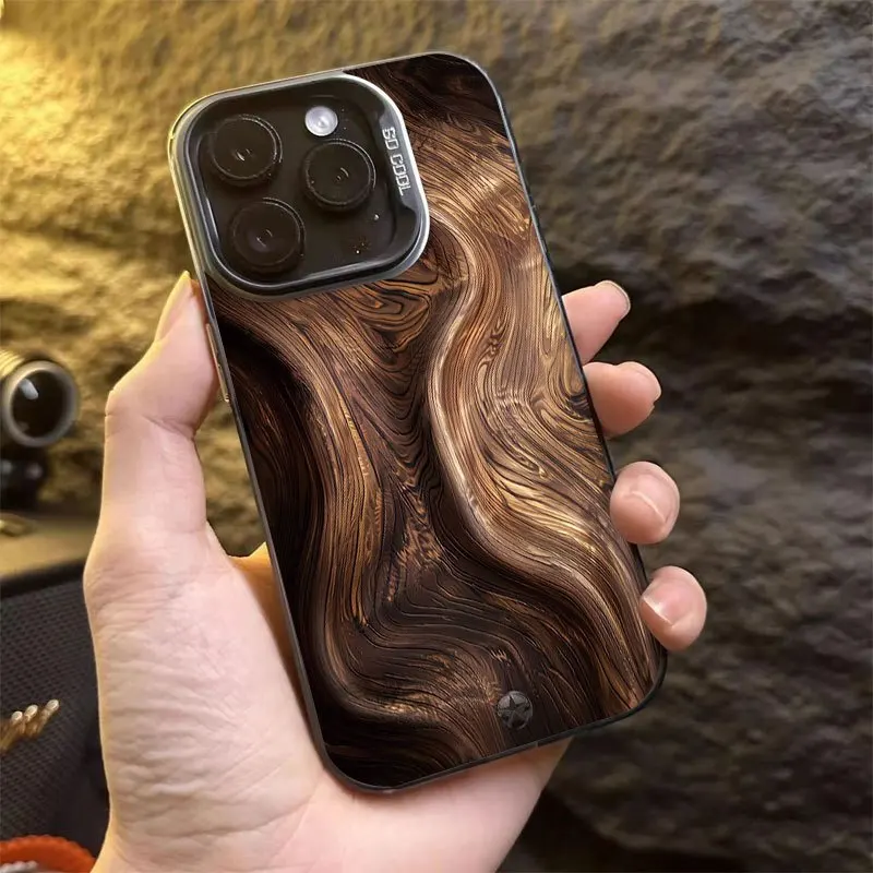 

Dark texture pattern design phone case for iPhone 16 15 14 13 12 11 Pro/ Max/Plus shock-proof rear cover anti-fingerprint