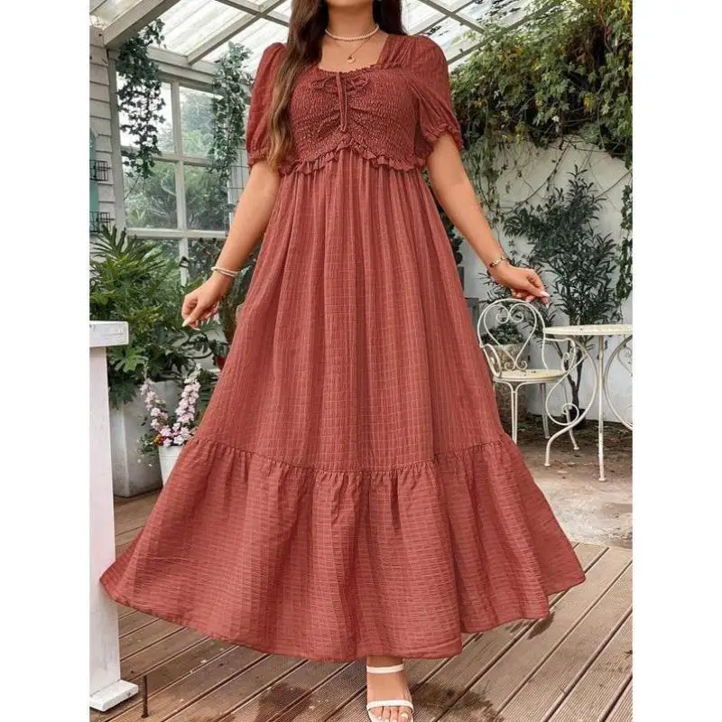 

Ele ort Pleated Skirt with Lace Trim Puffy Sve Autumn Faion Casual Sportswear Seven Sve Brand New Model