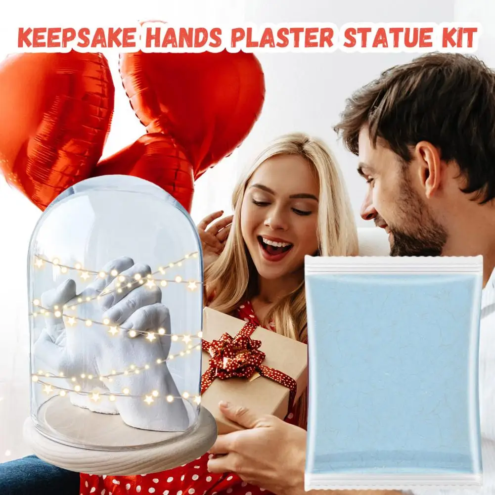 Handprint Casting Kit Premium 3d Family Hand Mold Plaster Kit Personalized Keepsake Handprint Material Set for Whole Family Made