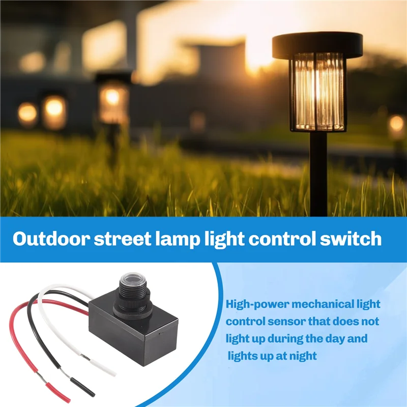 

AWAH 6 Packs Dusk To Dawn Sensor For Outdoor Lighting 120-277V Photoelectric Switch Photocell Light Sensor