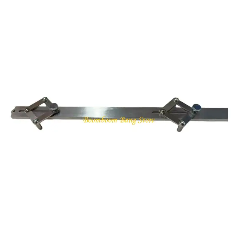 270C Guitar Repair Alignment Ruler Alloy Centerline Gauge for Bridge Layout, Neck Reference and Setups Benches Work Maintenance