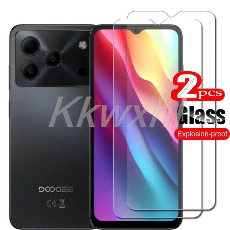 1/2PCS FOR Doogee Note 56 Plus  Tempered Glass Cover ON Note56Plus 58 Pro 59 Pro+ Plus Screen Protector Transparent Film