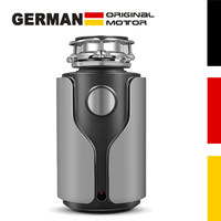 2025 New Model Food Waste Disposer - German 1200W Motor, 1 HP, Septic Assist Technology, Eco-Friendly Kitchen Garbage Disposal