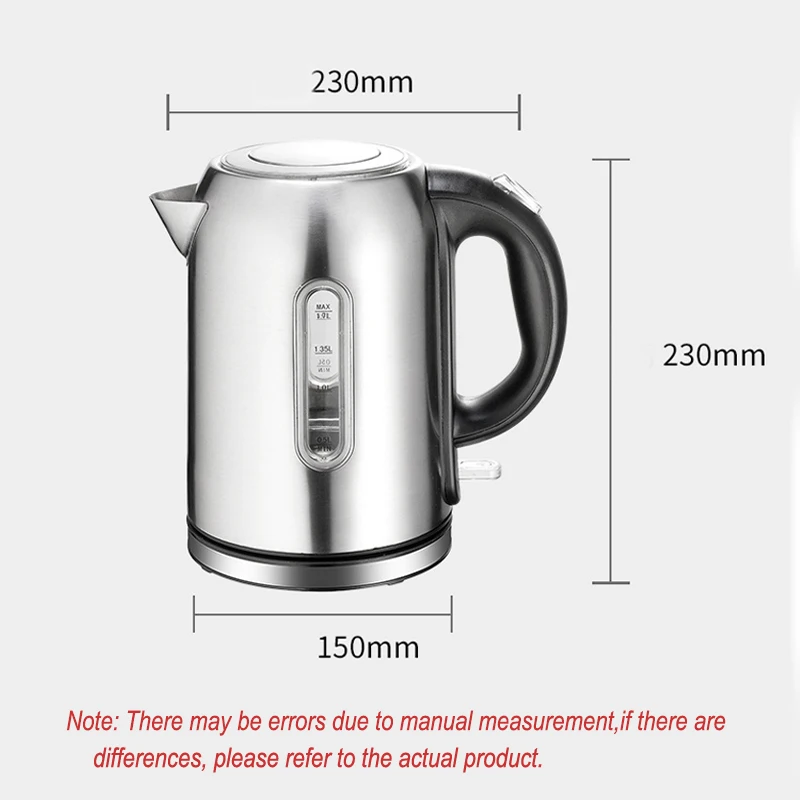 Electric Kettle 1.7L Fast Hot boiling Stainless Water Kettle Teapot Intelligent Temperature Control Kitchen Appliances EU Plug