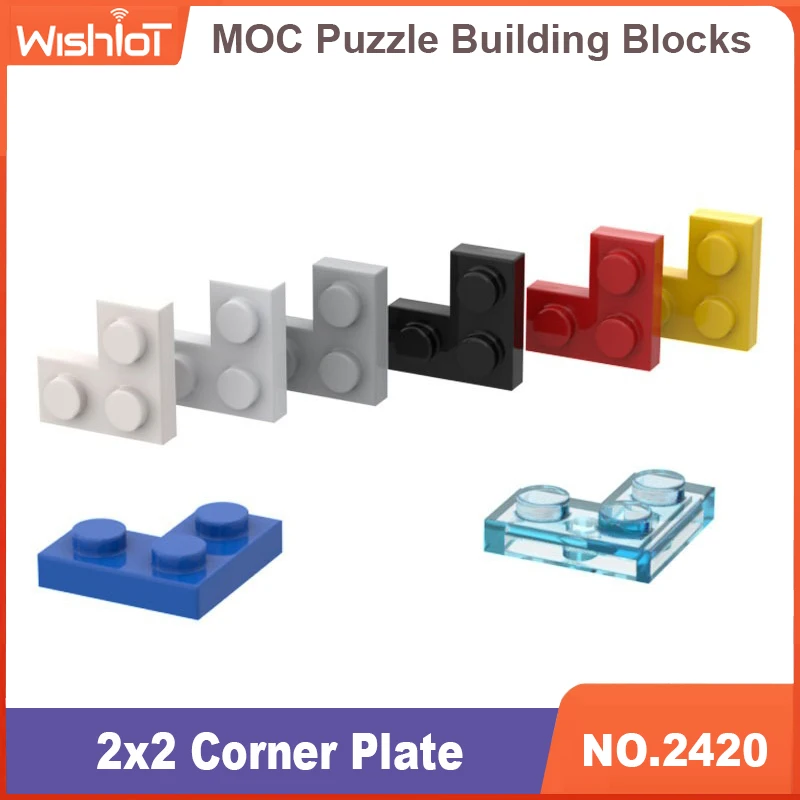 

2420 MOC Parts 2x2 Corner Compatible Bricks DIY Assmble Building Blocks Particle for Kid Puzzle Brain Toy Gift