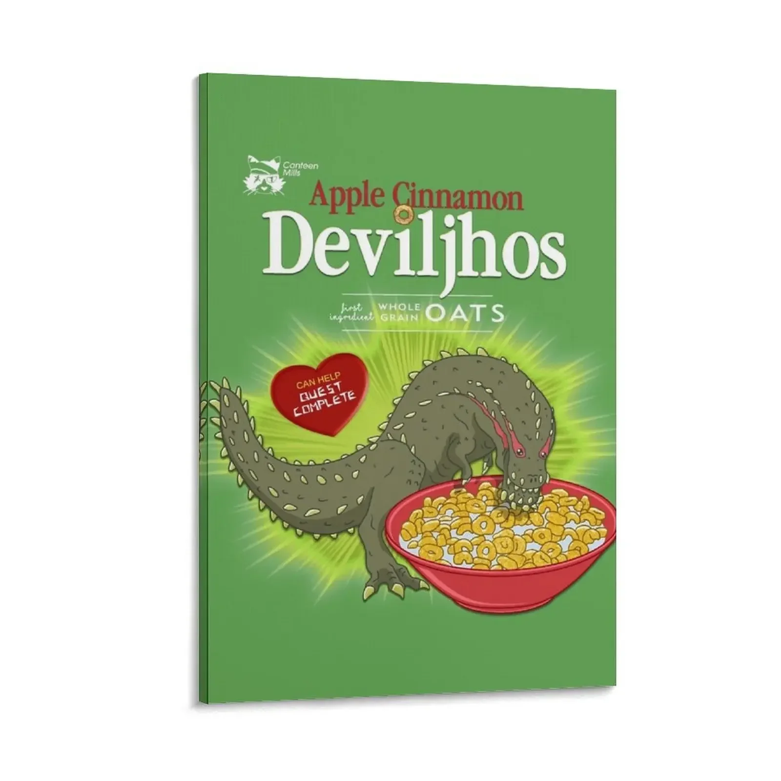 

Devilhjos Cereal Canvas Painting anime Bedroom deco posters for room vintage home decor